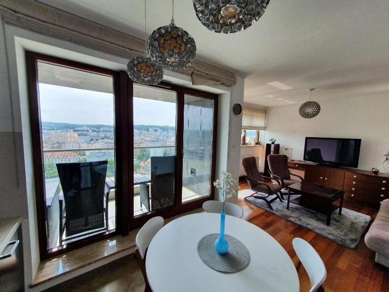 Ferienwohnung Sea Towers Gdynia Exterior foto